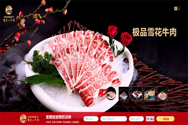 重庆小天鹅火锅官方网站设计制作
